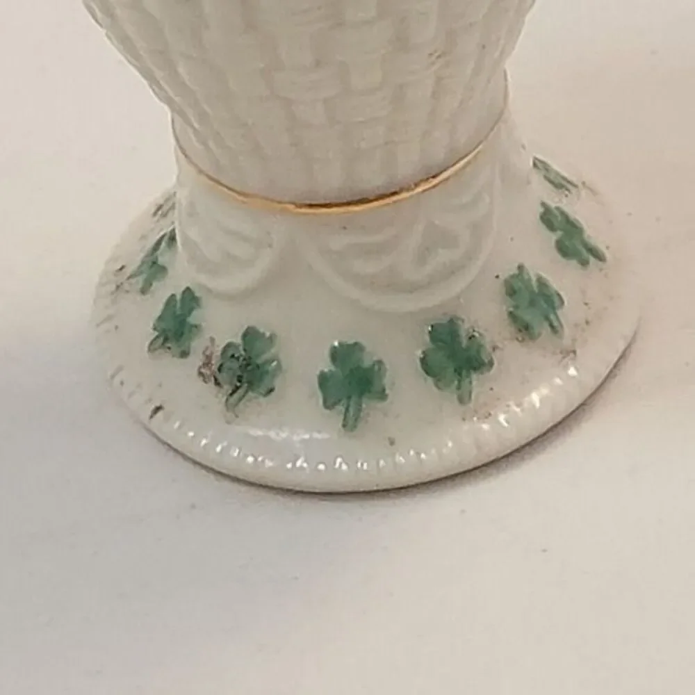 Retired “Irish Rose” Bone China Bud Vase Made for the Danbury Mint 5”